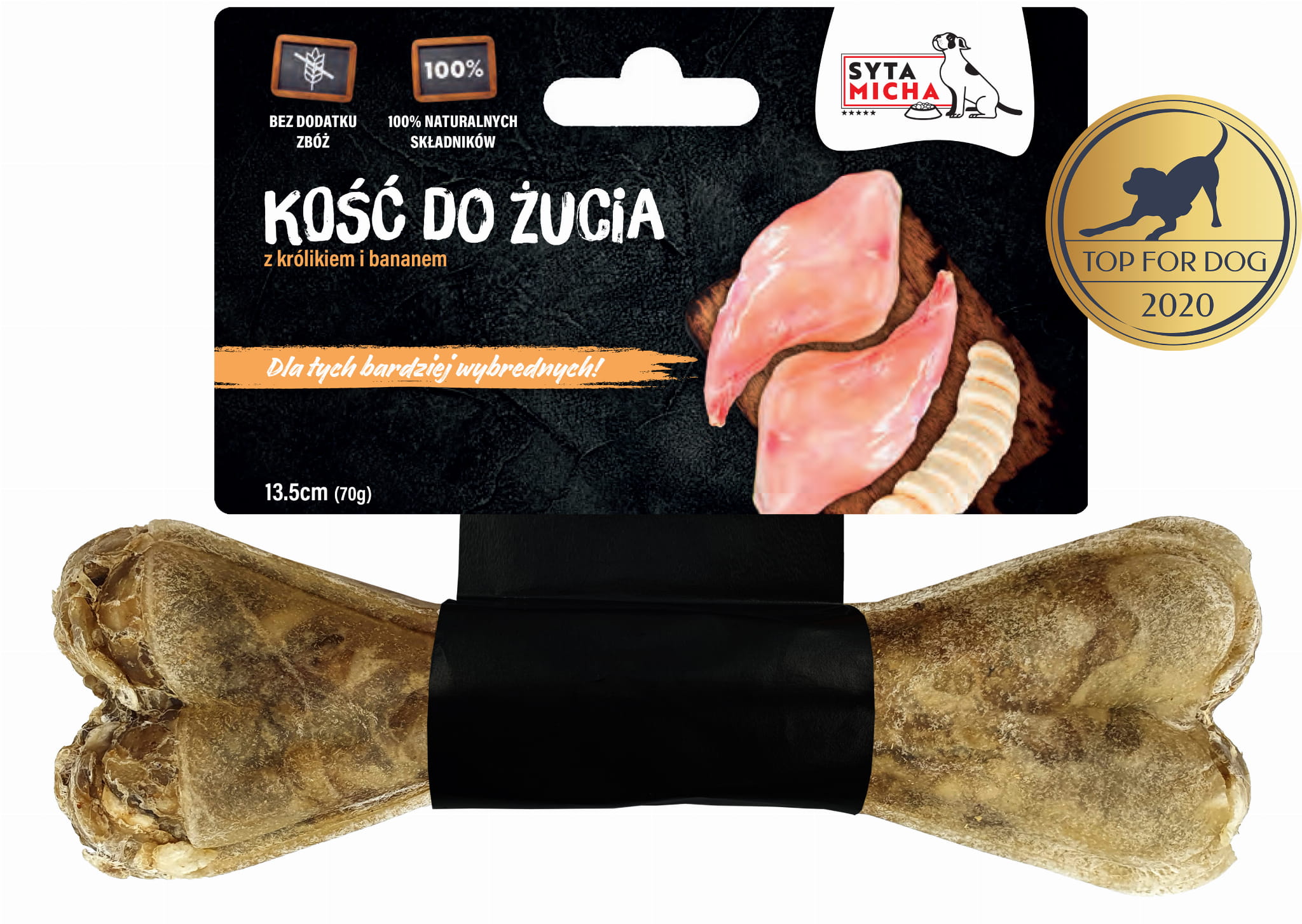 Kość do żucia dla wybrednych psów 13,5 cm