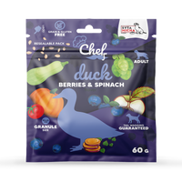 MINTA Száraz kutyaeledel Kacsa, áfonya és spenót 60g