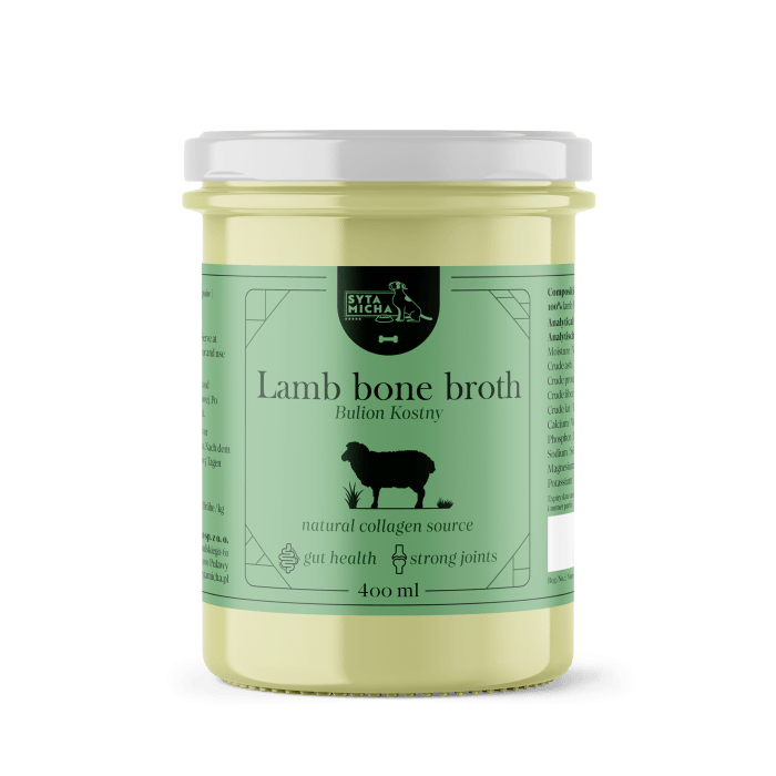 Syta Micha Бульйон з ягнячих кісток для собаки 400 мл