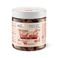 100% liofilizált borjúhús kutyáknak 70g FREEZY Pure