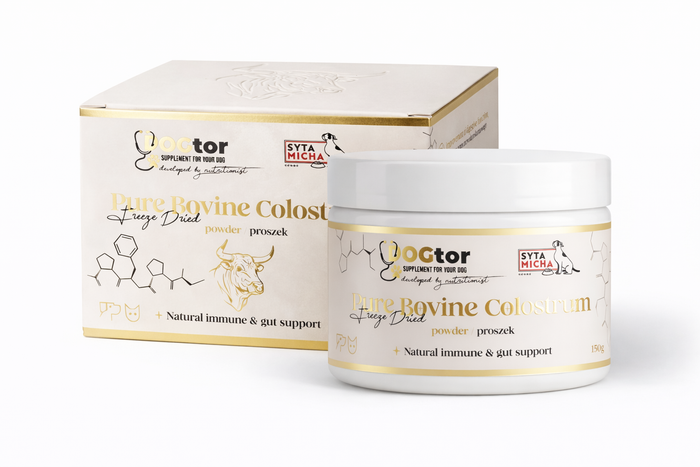 Syta Micha DOGTOR Colostrum 150g - Siara bydlęca 20% IgG