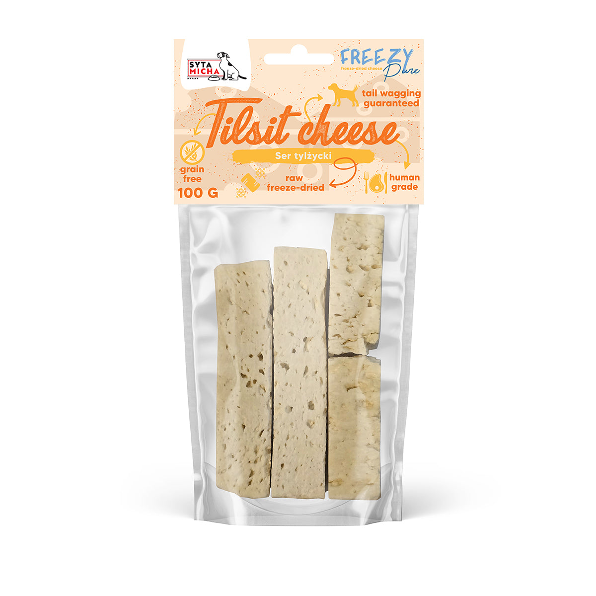 100% liofilizált tylżycki sajt kutyáknak 100g FREEZY Pure
