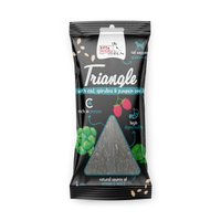 Rágó háromszög kutyáknak – tőkehal, szarvashús és spirulina, 2 db