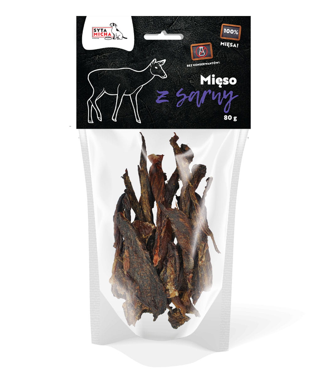 Szárított őzhús kutyáknak 80g