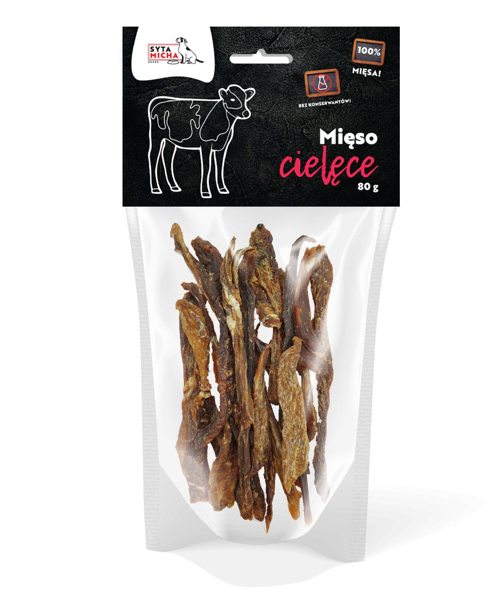 Szárított borjúhús kutyáknak 80g