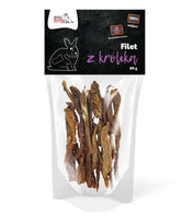 Сушені філе кролика для собаки 80г