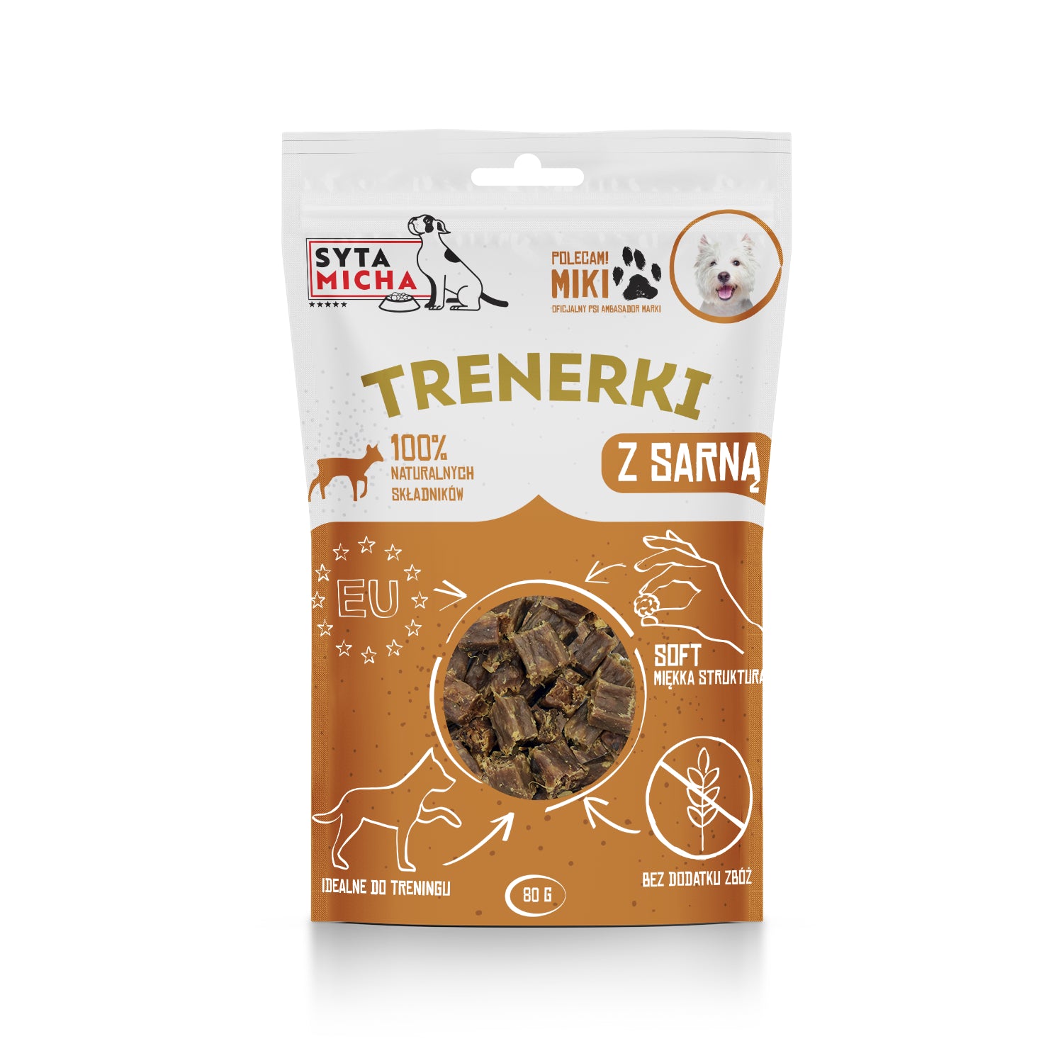 Trenerki z sarną dla psa 80g