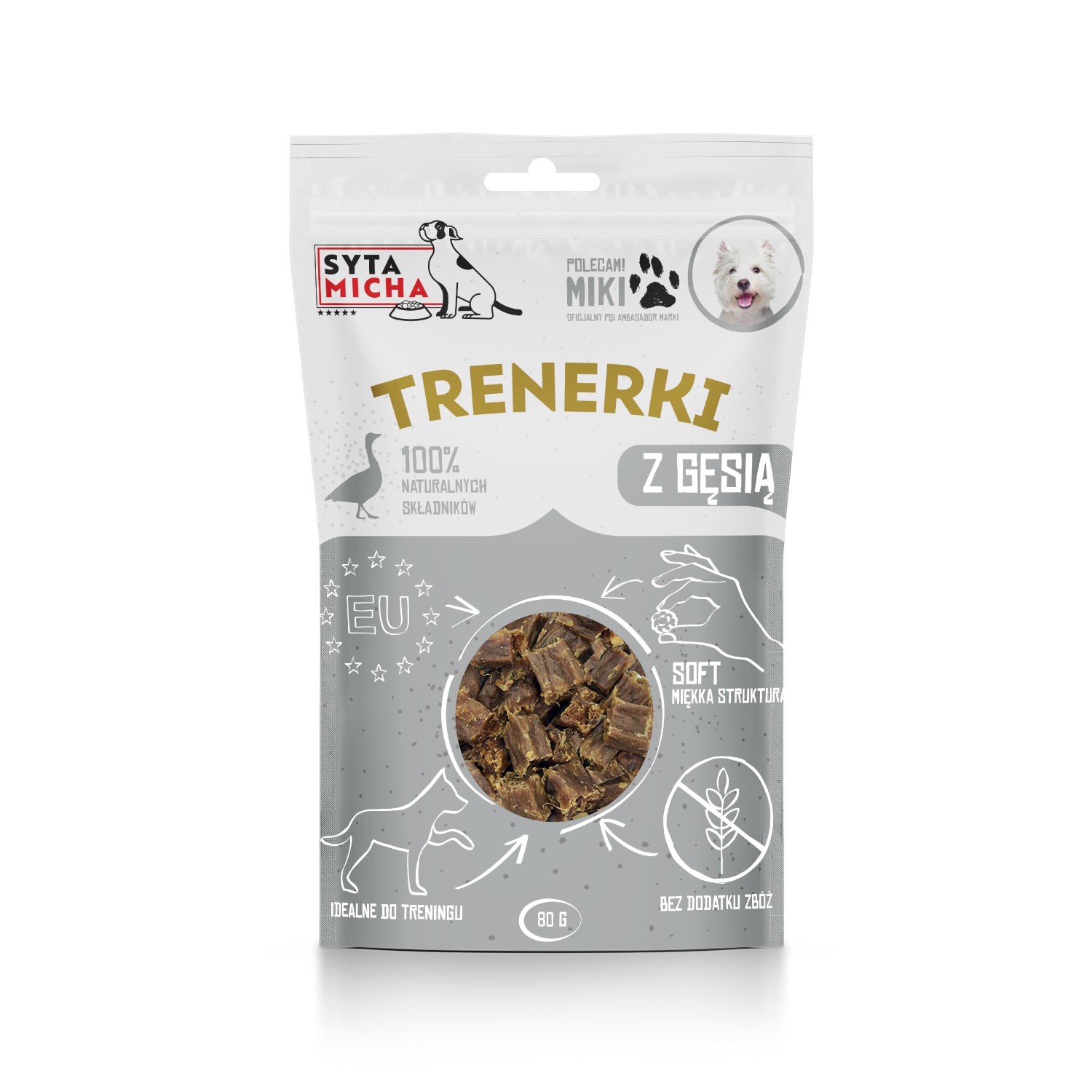 Ludas tréningfalatok kutyáknak, 80g