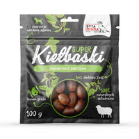 Szuper kolbász kutyáknak bárányhússal és csalánnal 100g