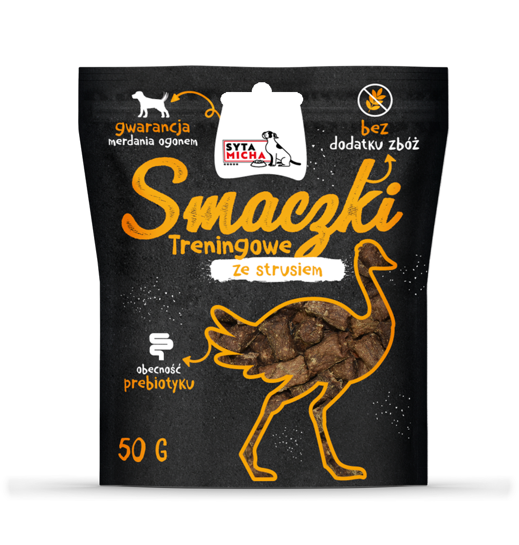 Тренувальні ласощі зі страусом 50г