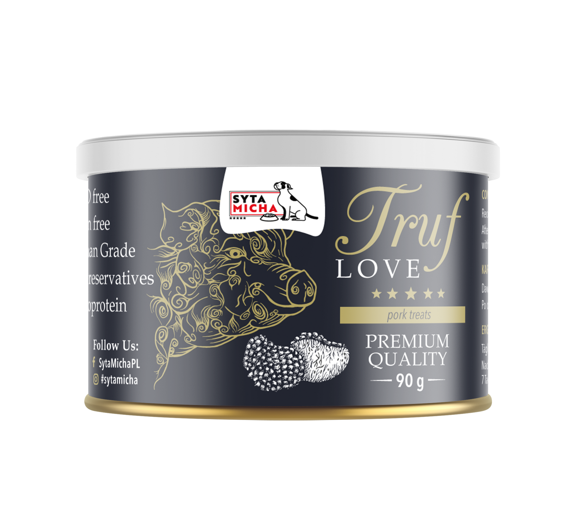 TrufLove smaczki dla psa z wieprzowiną 90g