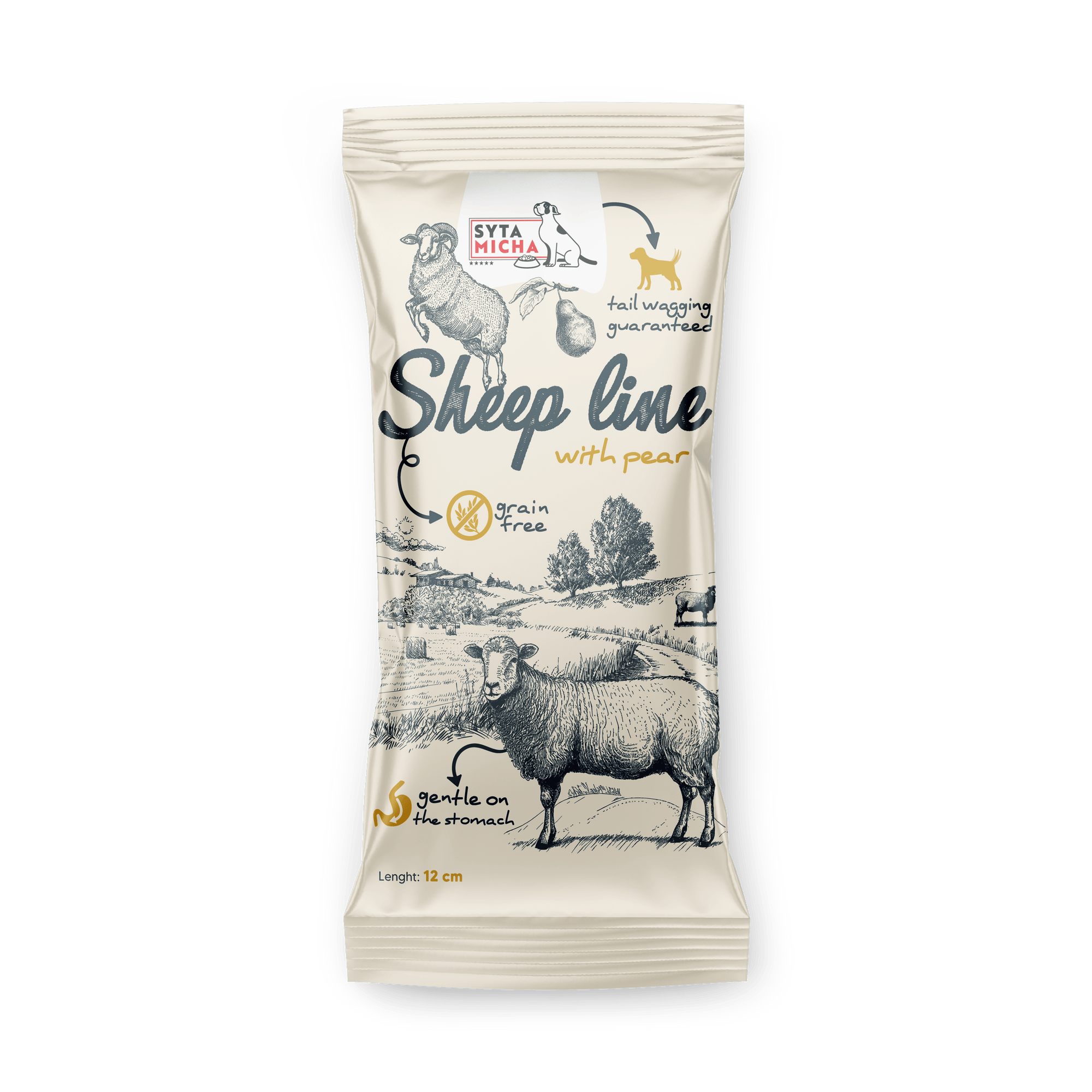 Syta Micha Sheep Line Rágócsont Birka körtével 12cm