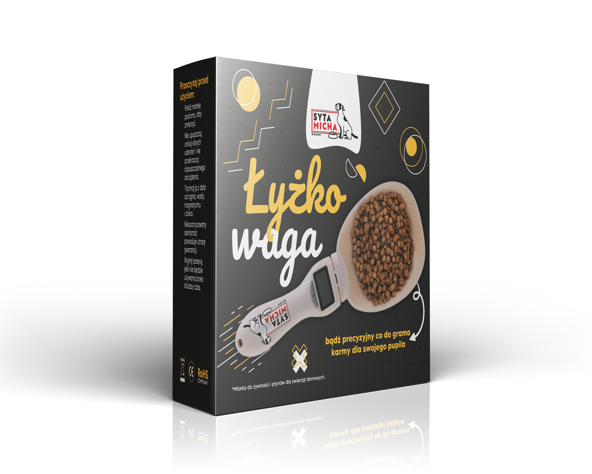Łyżko-waga do karmy dla psa